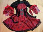 Suknia Helloween/S-L/M/Dracula/Czarownica/strój karnawał/38-40/Wiedźma