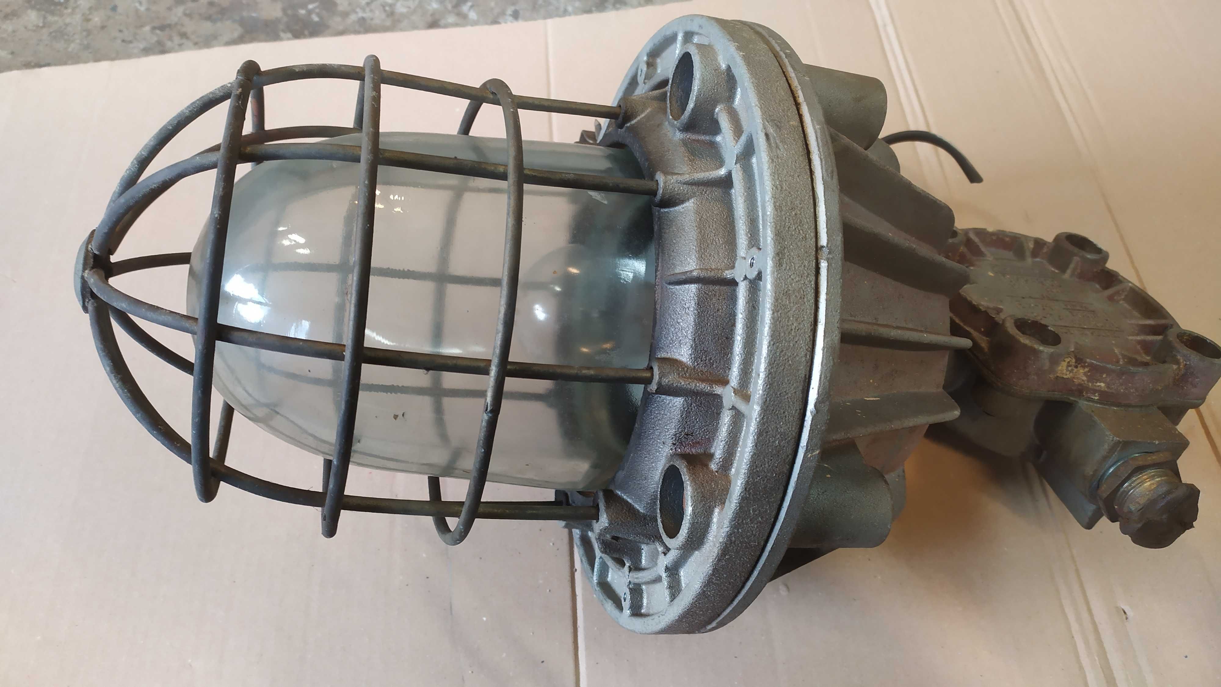lampa industrialna retro Ex loft PRL