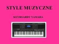 Style muzyczne STY na wszystkie instrumenty Keyboard YAMAHA