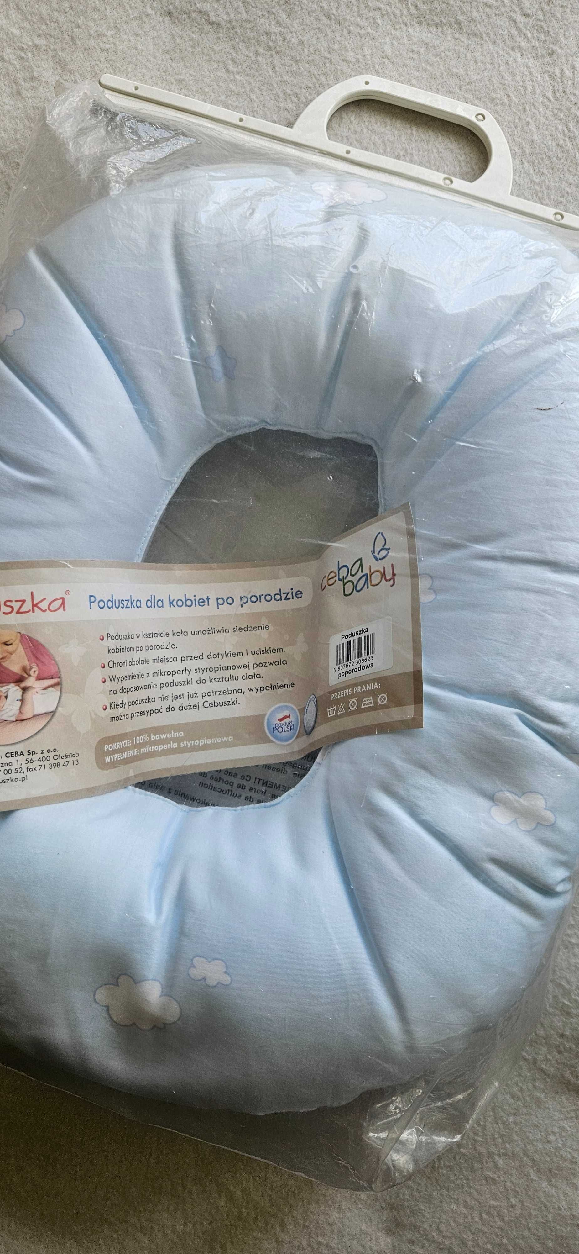 Poduszka poporodowa do siadania po porodzie z dziurką karmienia Cebusz