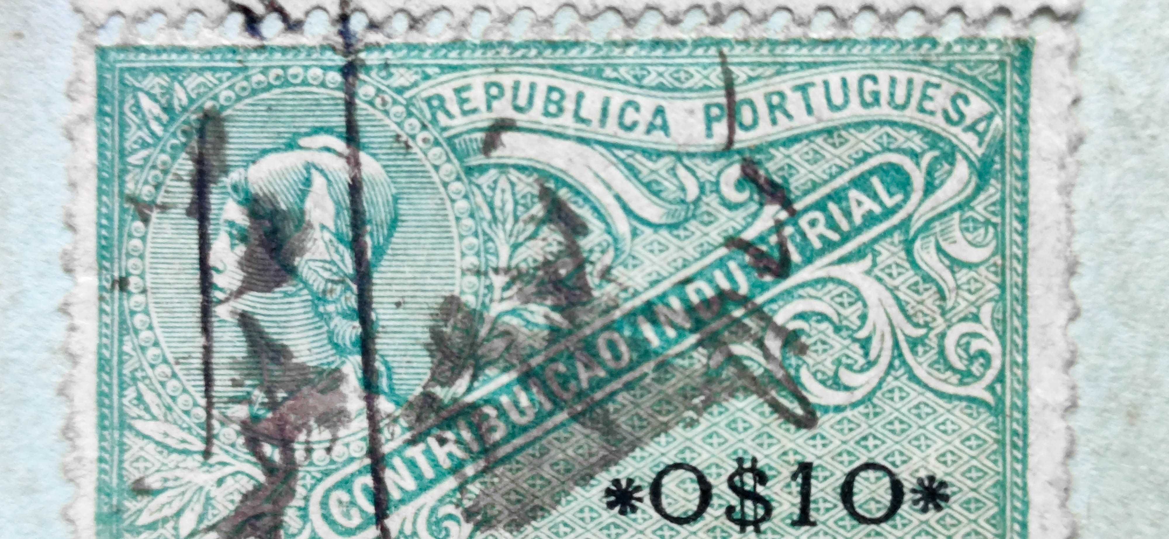 Selos da República Portuguesa com 100 anos (1920)