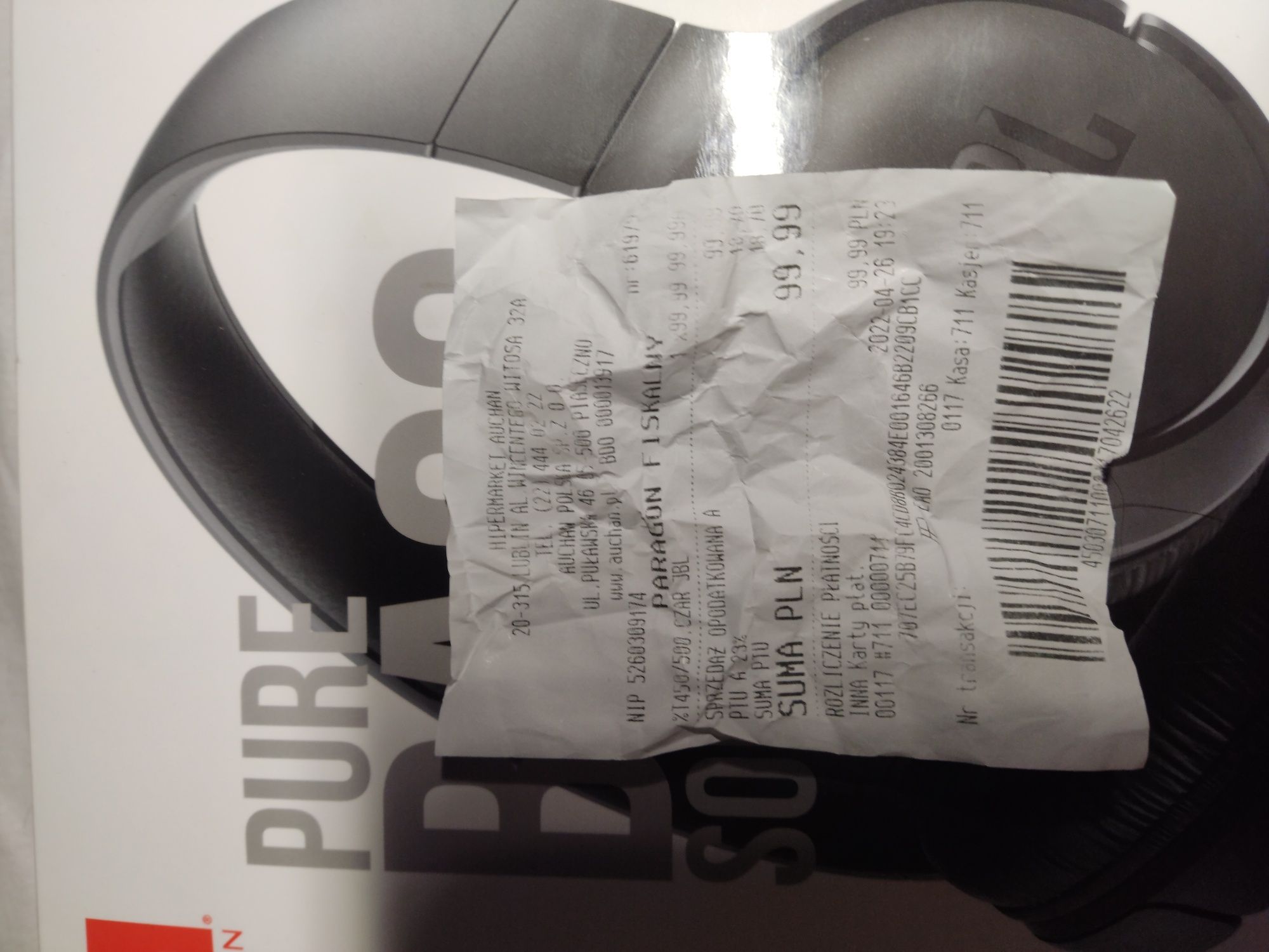JBL Tune 500 - słuchawki przewodowe