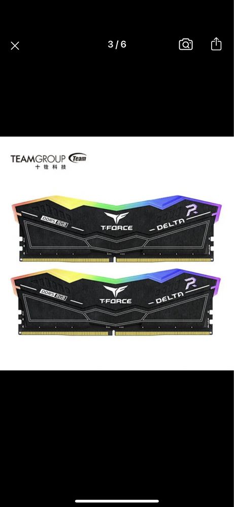 Ddr5 6000 6400 32gb 32 гб kingbank teamgroup t-force| нова|гарантія