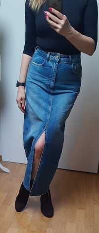 Spódnica jeansowa Zara