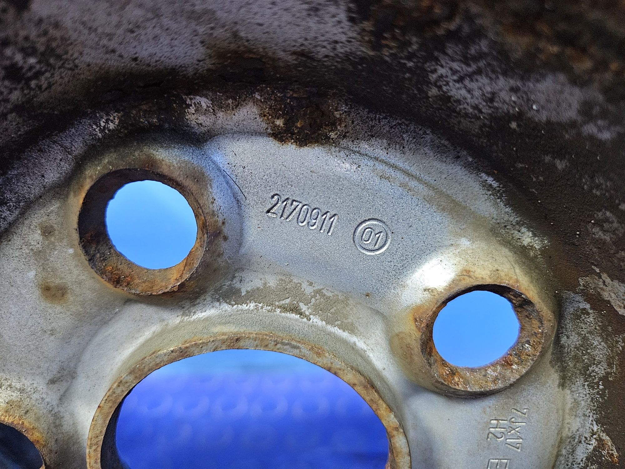 FELGI stalowe 17" VW T5 komplet 7J 5x120 ET 55 oryginał