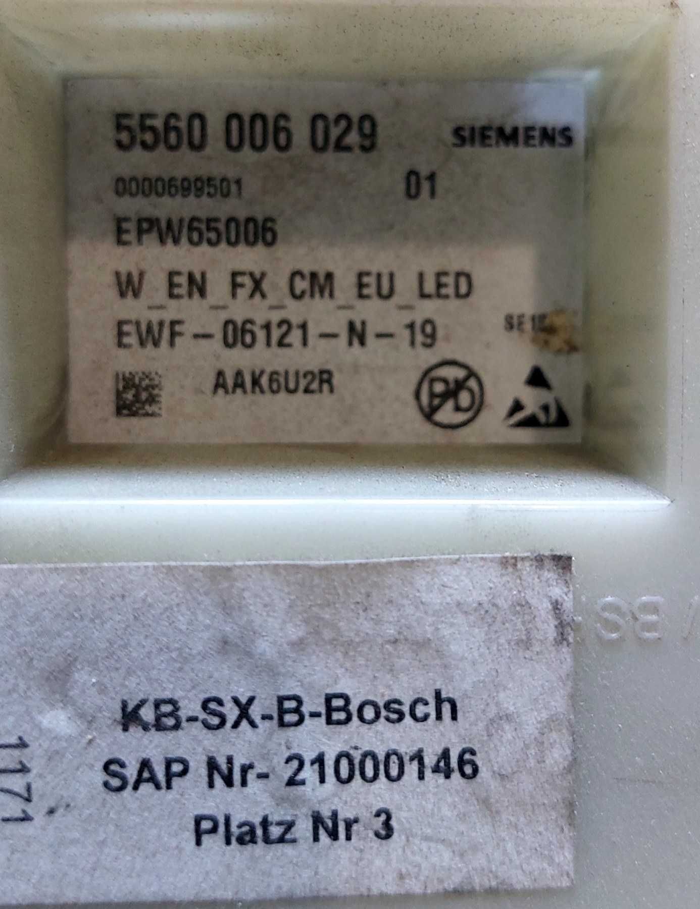 Модуль, плата EPW65006 для стиральной машины Bosch, Siemens