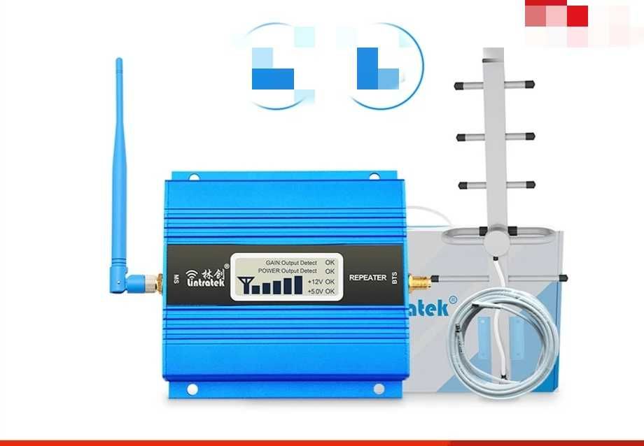 Lintratrek 900 Mhz. 2G/4G Комплект. Репитер.