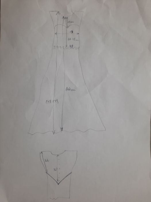 Suknia ślubna koronkowa z muślinem S/M 36/38
