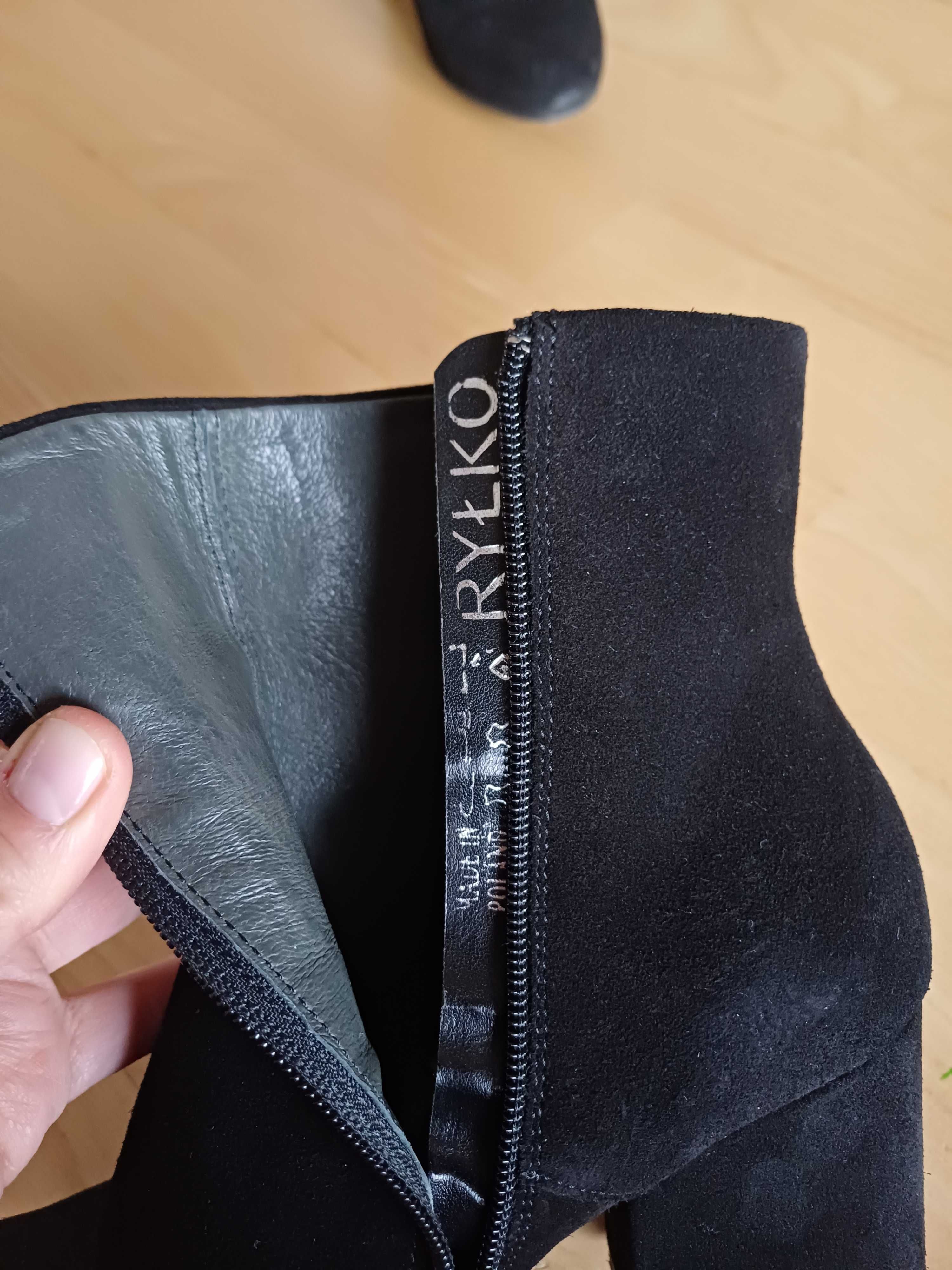 Botki skórzane RYŁKO