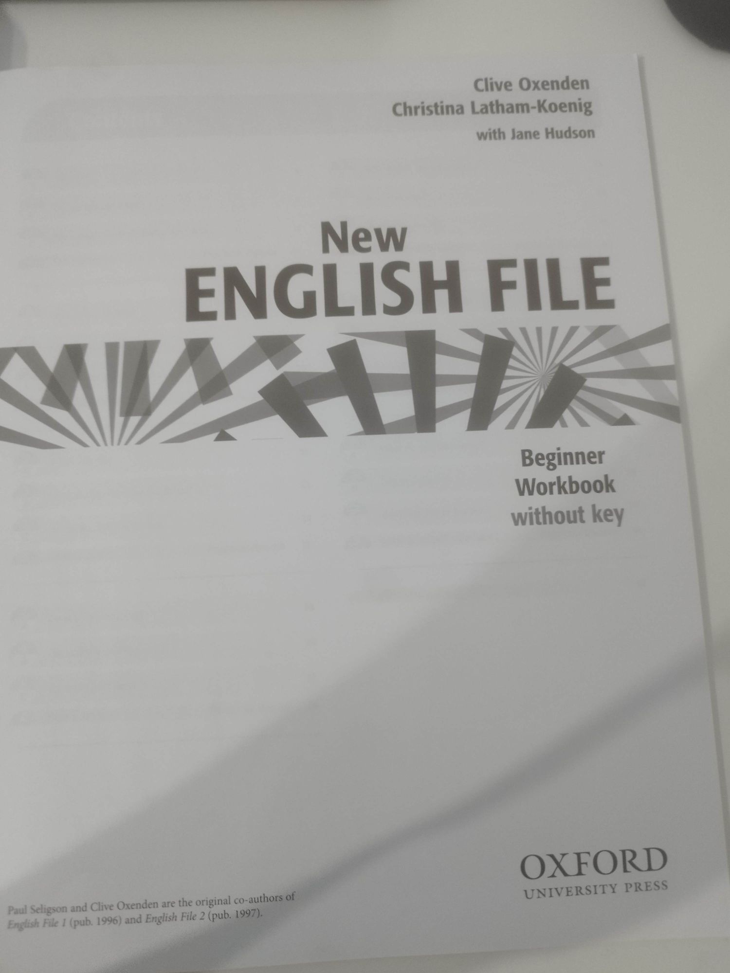 Książka new english file beginner workbook without key study link