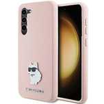 Etui Karl Lagerfeld Silicone Choupette Metal Pin na Samsung Galaxy S23