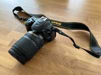 Nikon D5600 + 4 obiektywy + lampa + plecak