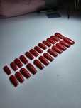 Press on nails, sztuczne paznokcie czerwone