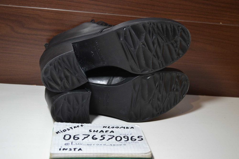 vagabond 40р  ботинки кожаные зимние ботильоны на меху.