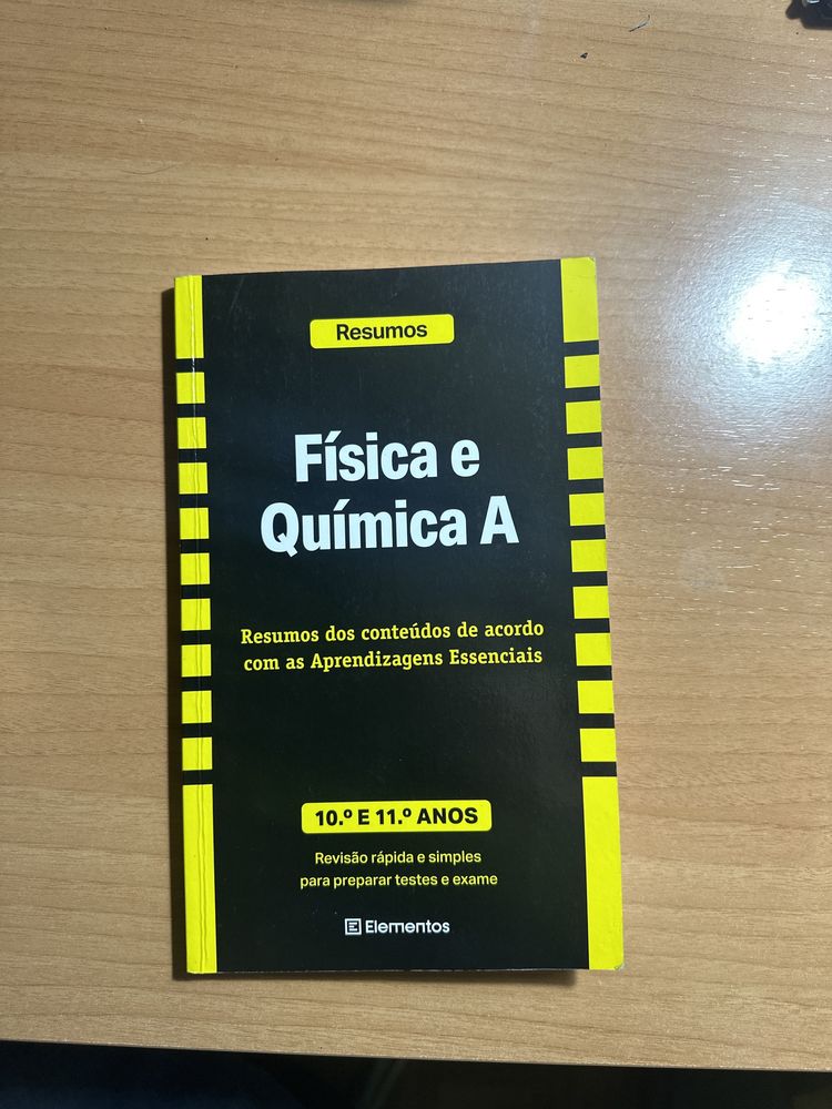 Livro de resumos FISICA E QUIMICA A 10* e 11* ano