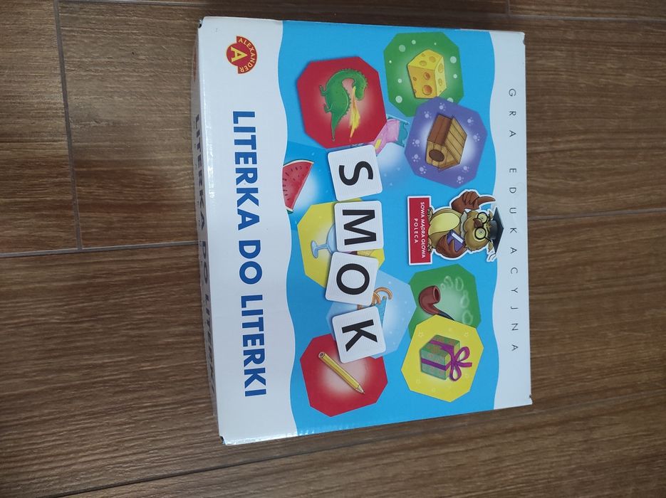 Gra edukacyjna literka do literki Aleksander