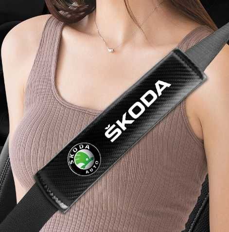 Шкода,skoda, чохли ременя безпеки, шикарні, якісні
