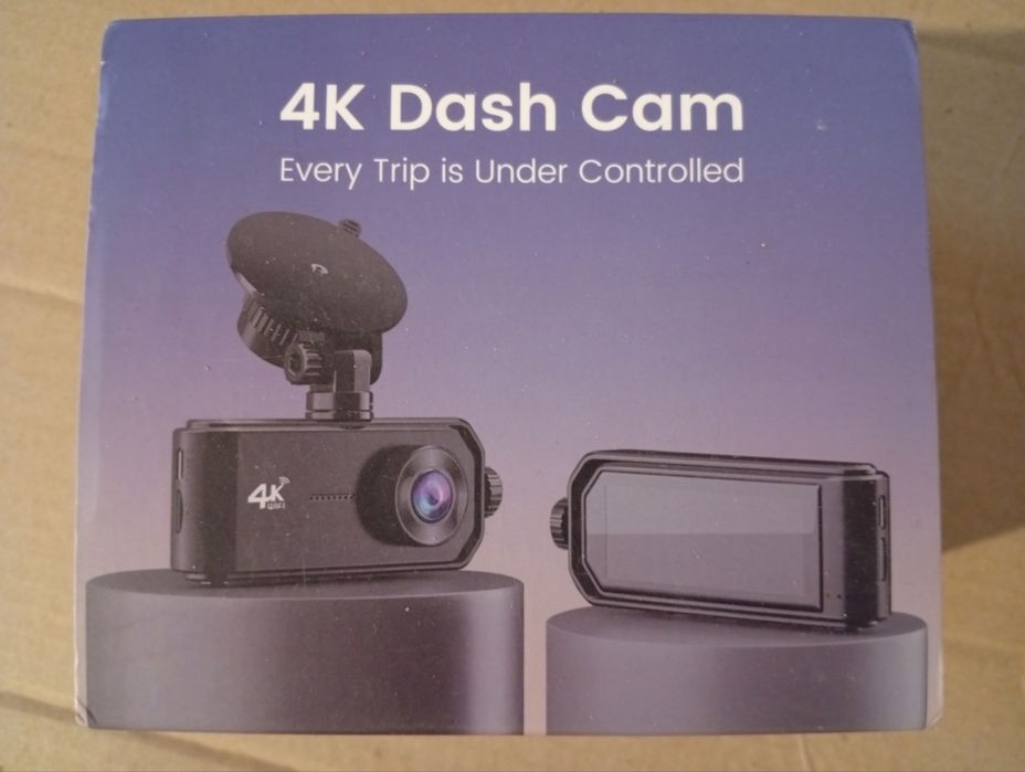 Відеореєстратор 4k з камерою заднього огляду