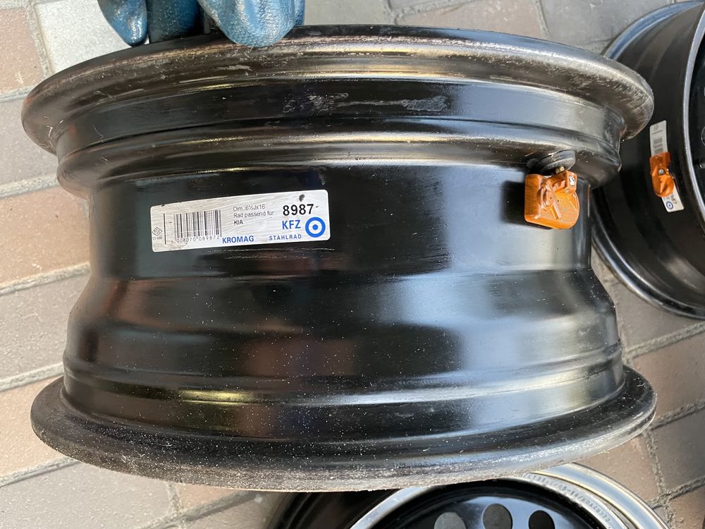 диски 5x114,3 R16 et31 kia hyndai + датчики тиску