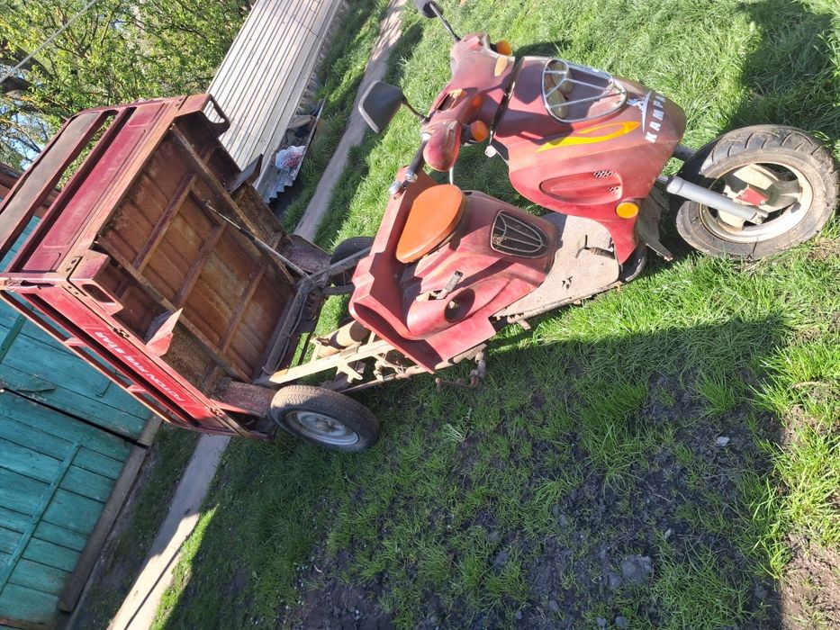 Моторолер.Мотоцикл..Скутер трайк муравей