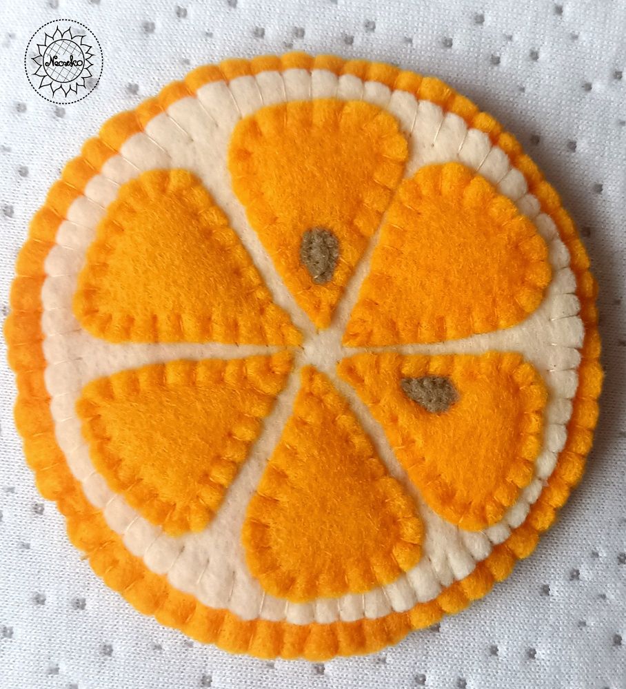 Podkładka pod kubek - pomarańcz/Coaster - orange