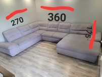 Narożnik duży stan Bdb 360x270x175 funkcja spania. Pojemniki