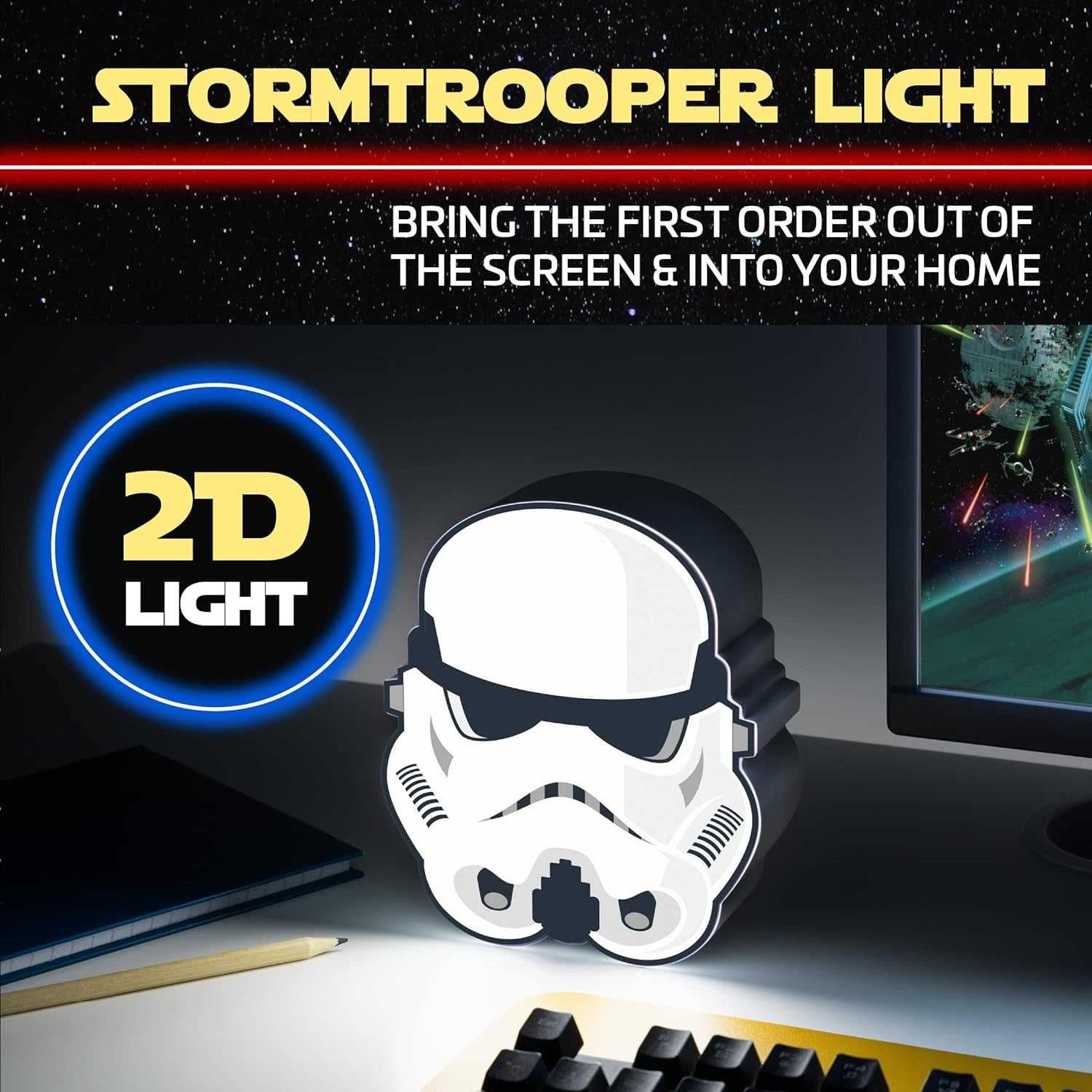 настільна лампа Lucas Film Paladone Star Wars Stormtrooper Night Light