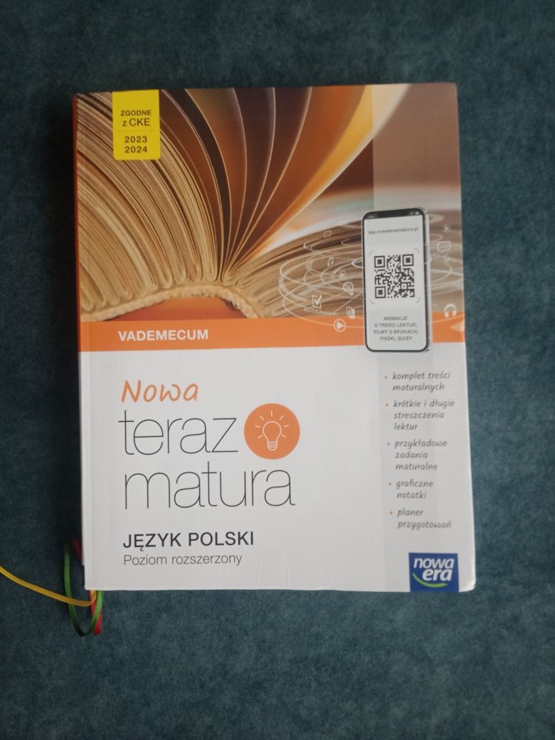 Vademecum Język Polski Nowa Teraz Matura poziom rozszerzony