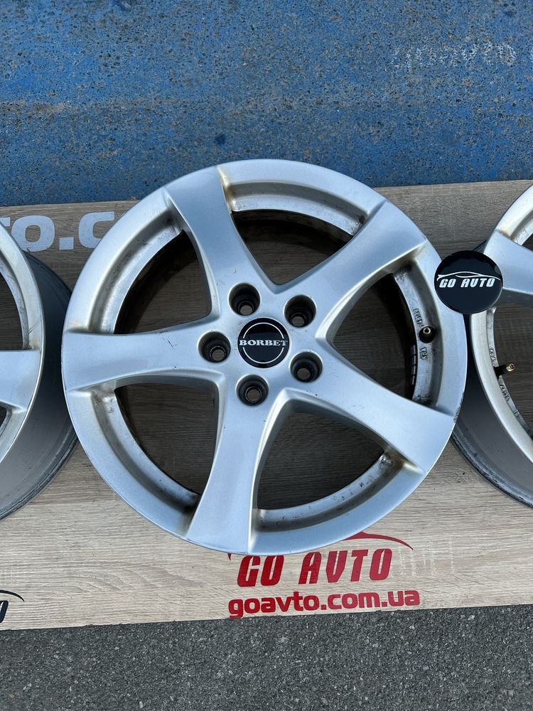 Goauto диски Borbet 5/108 r16 et45 6.5j dia63.4 в хорошому стані