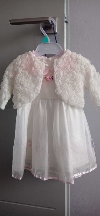 Sukienka, bolerko 2 sztuki 68, 74