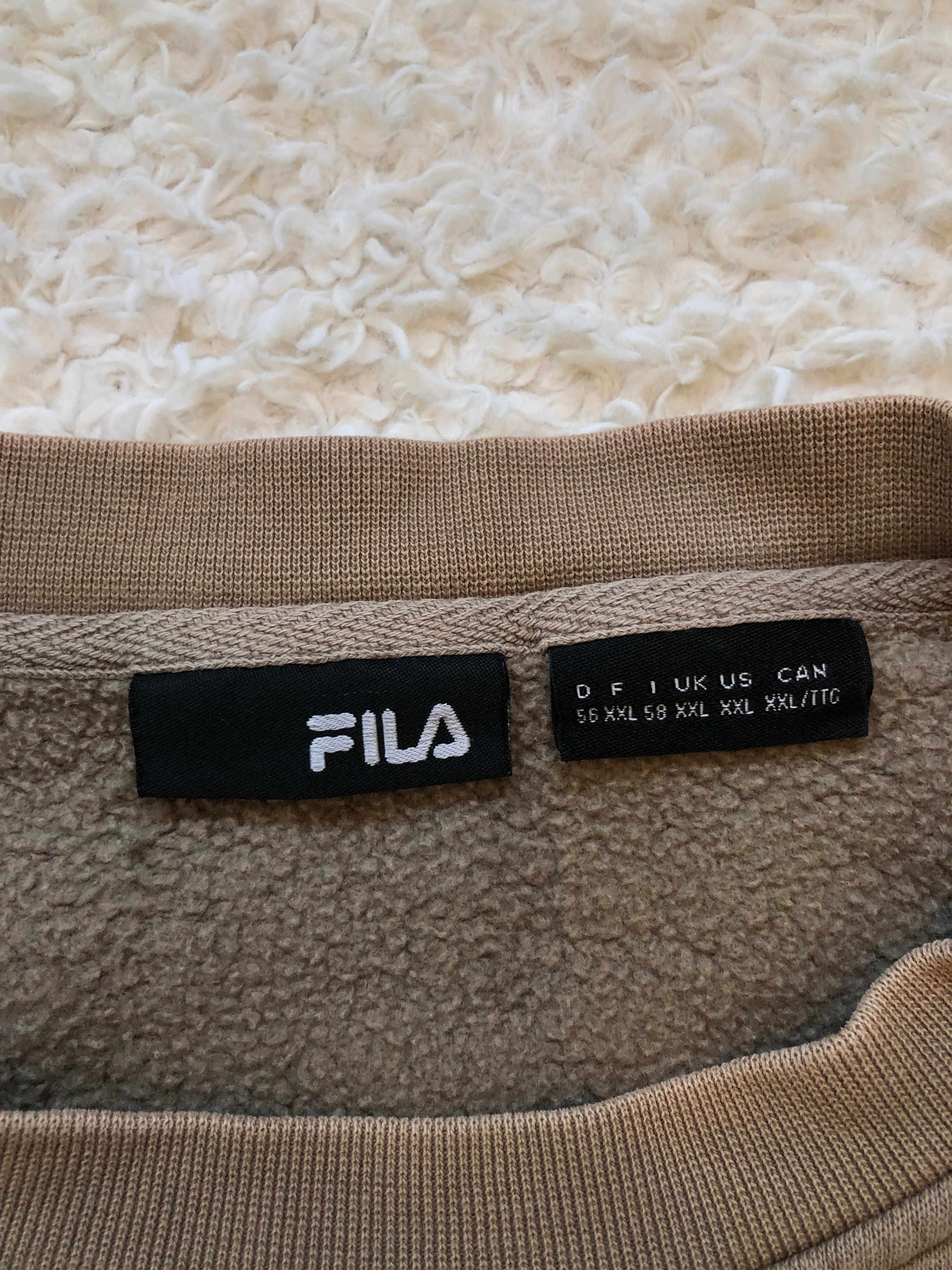 Bluza Fila big logo vintage boxy fit 71x68 cm