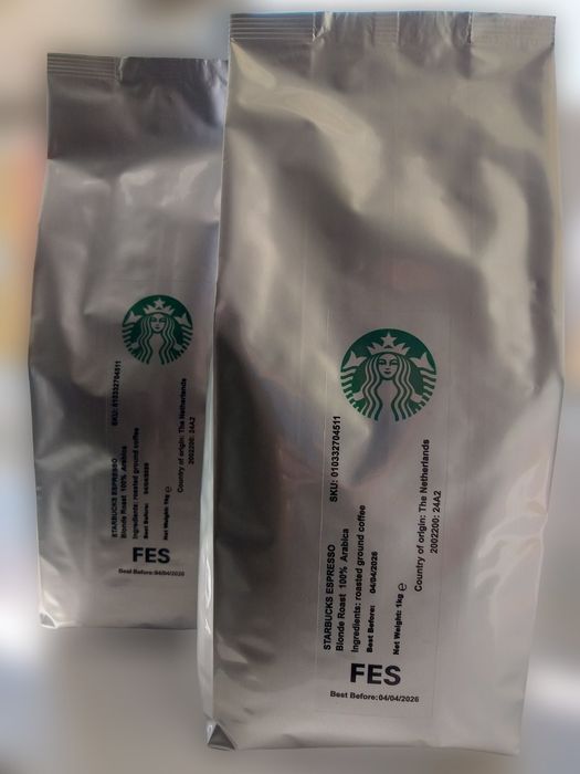 Кава мелена STARBUCKS ESPRESSO, кофе молотый Старбакс Еспрессо, 1кг