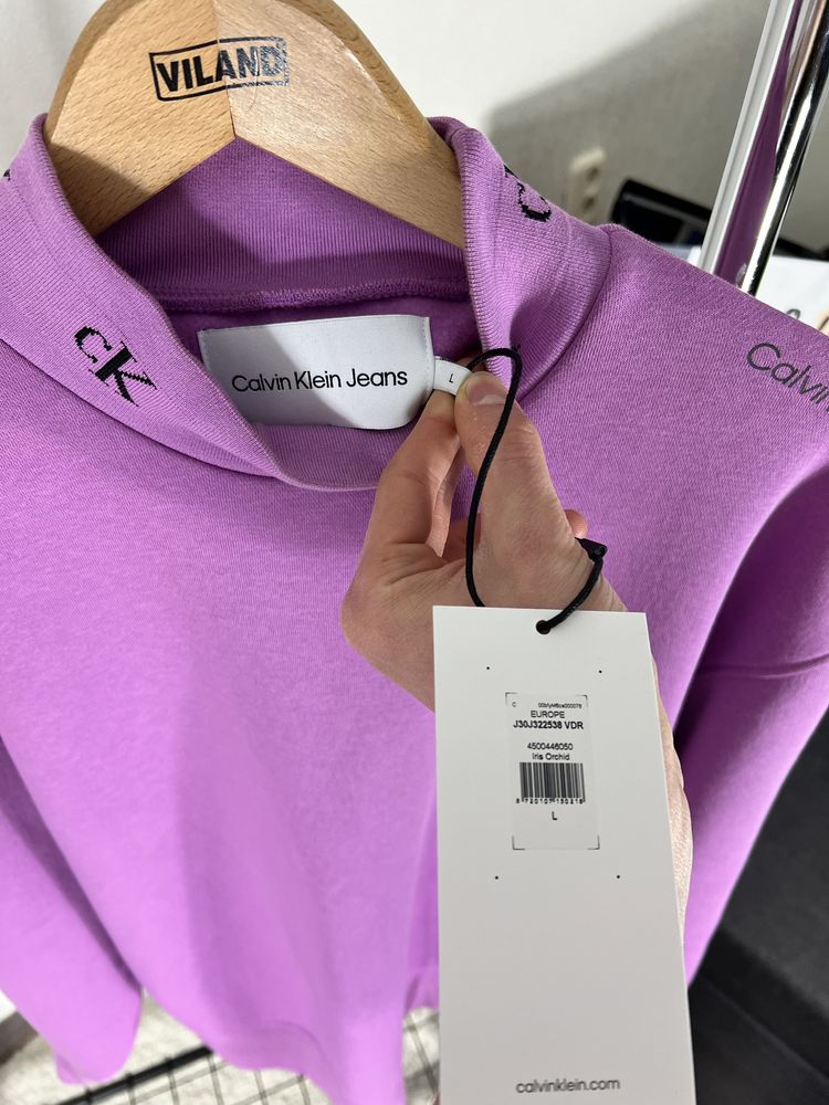 Calvin Klein Casual sweatshirt with a logo collar