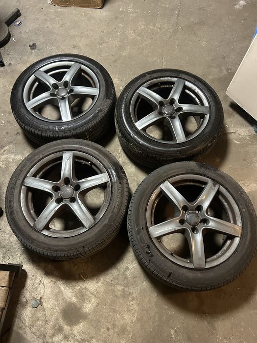 Alufelgi kola 18” 5x120 VW otwor 65.1 opony 235/50 lato 5,5mm 2021