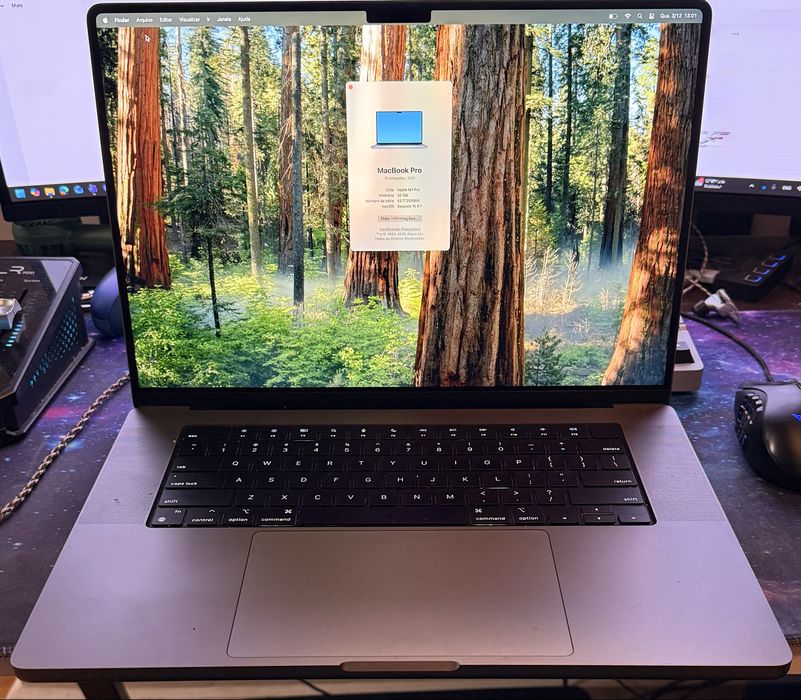 MacBook Pro 16” M1 32GB Memoria 500GB SSD