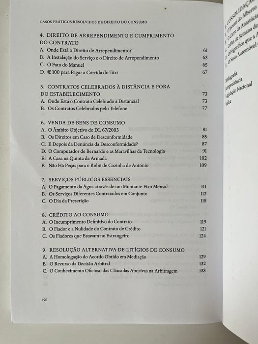 Direito do Consumo Casos práticos resolvidos