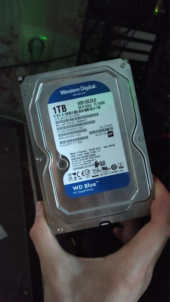 Жорсткий диск Western Digital 1TB