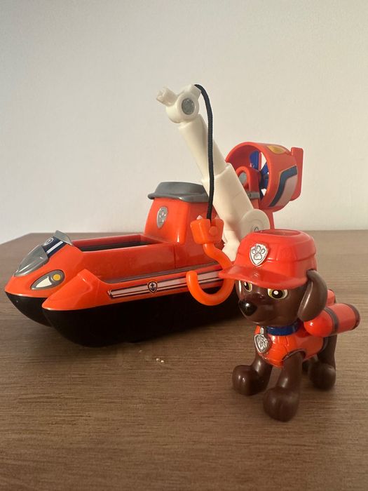 Psi Patrol Zuma Poduszkowiec i Figurka