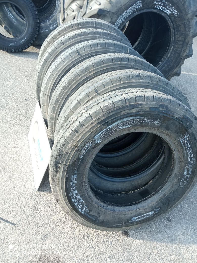 6.00R16C 10PR Michelin opony używane rolnicze 2 sztuki !