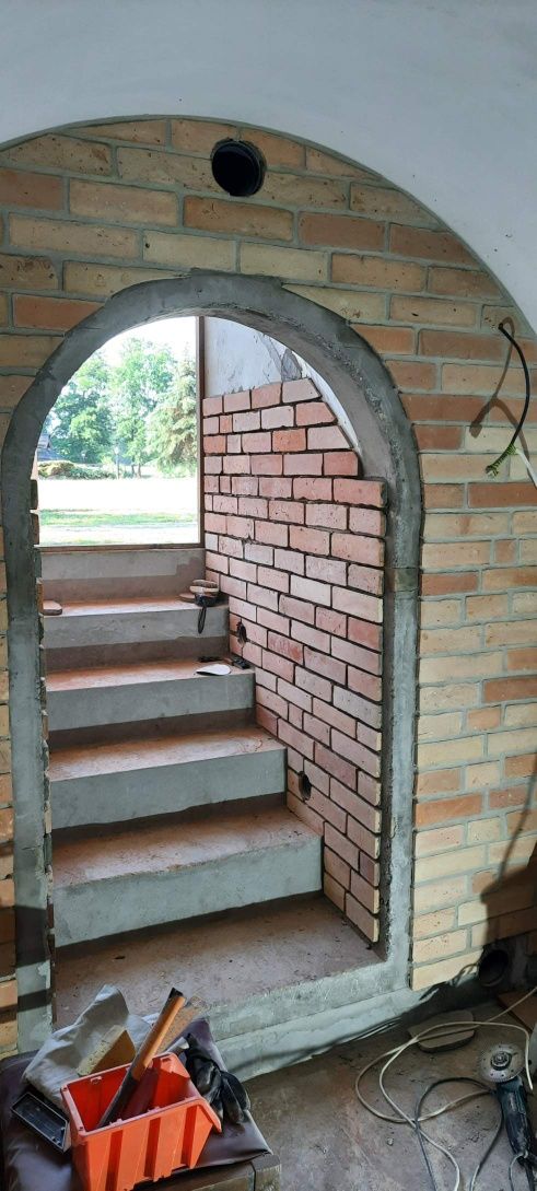 Piwniczka ogrodowa, ziemianka, piwnica- materiały na wykończenie
