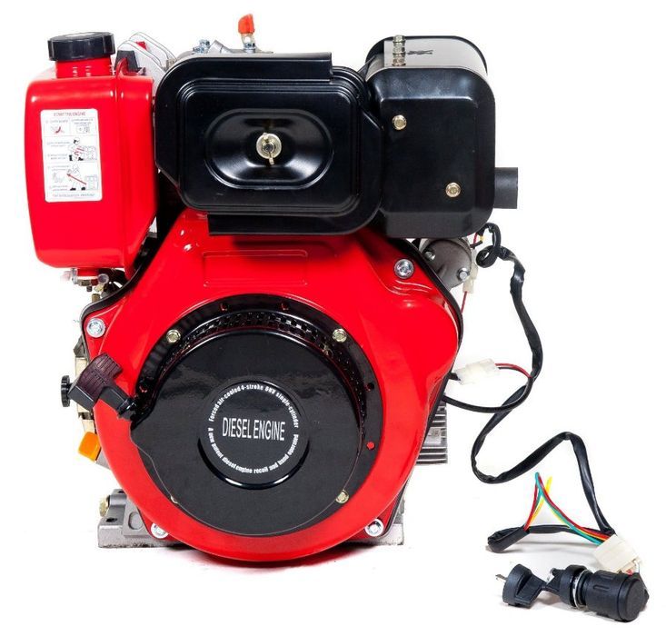 Silnik Diesel 186F 9,5KM Zagęszczarka Kipor Estart