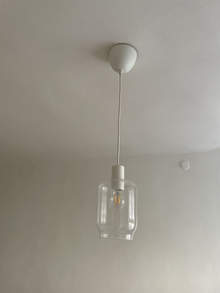 Lampa szklana wiszaca Ikea