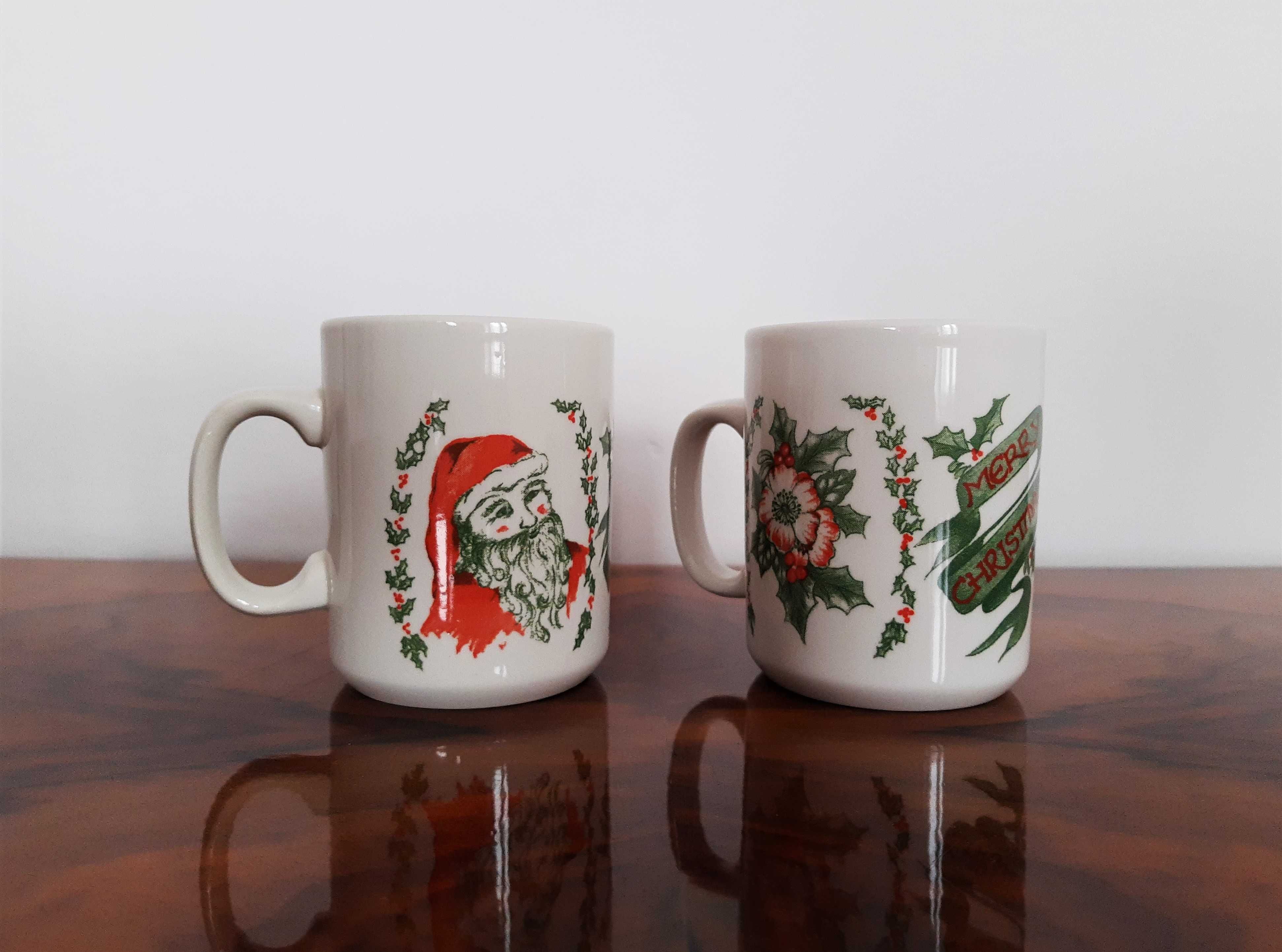 Kubek Kubki Świąteczne Britain Lata 70 Merry Christmas Vintage Retro