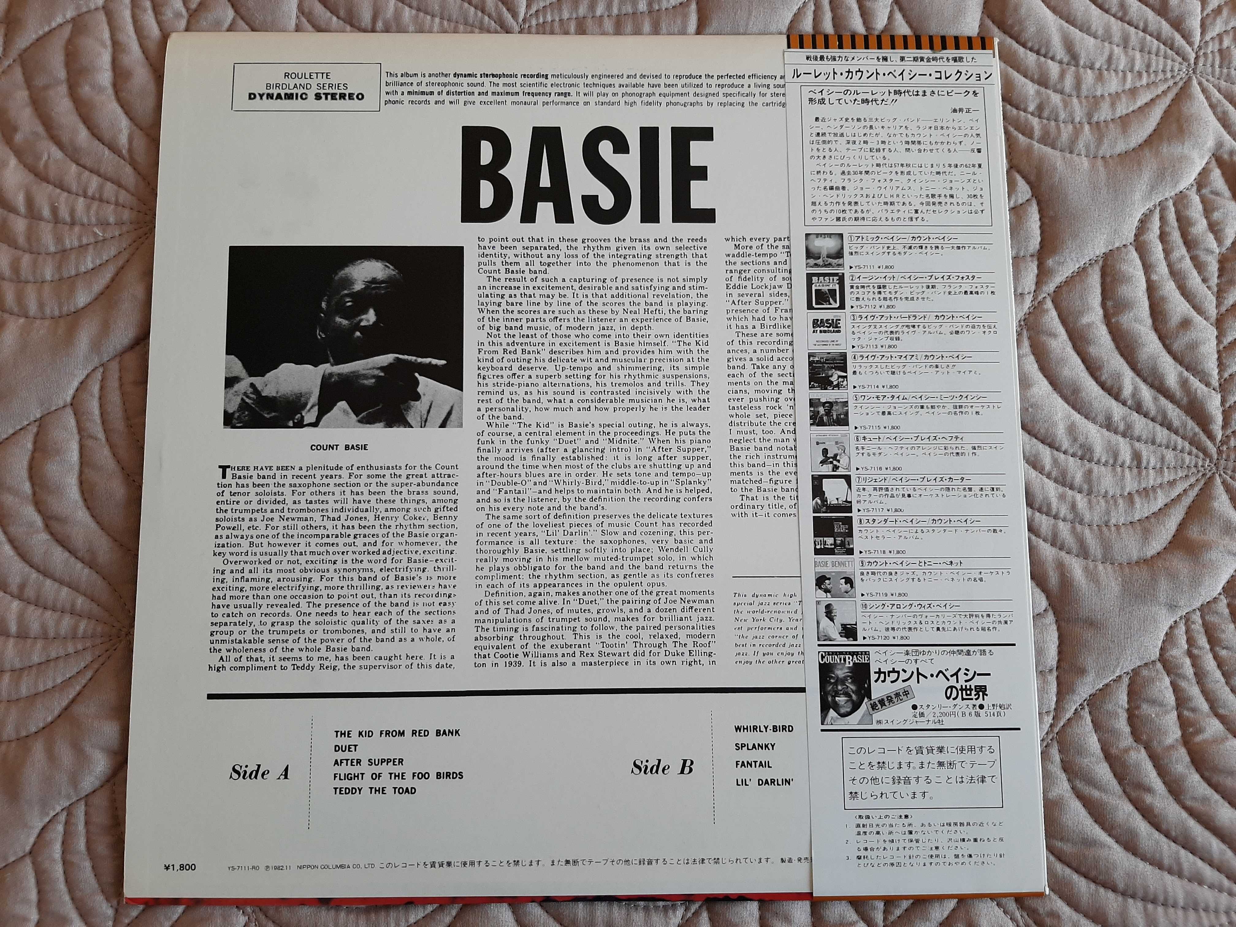 Count Basie - Basie - Japão - Vinil LP JAZZ