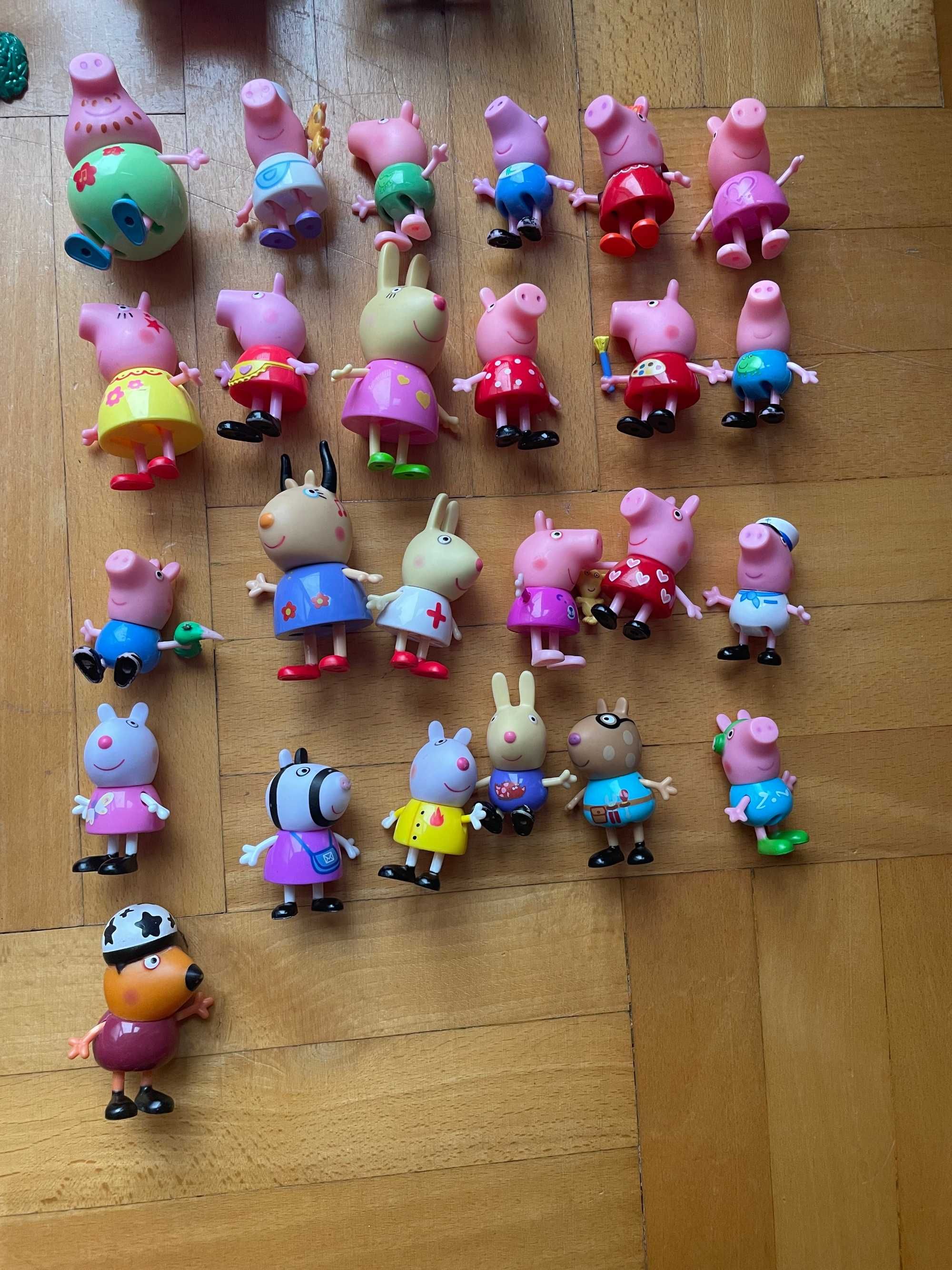Zestaw Świnka Peppa Autko Sklep 25 figurek XXL