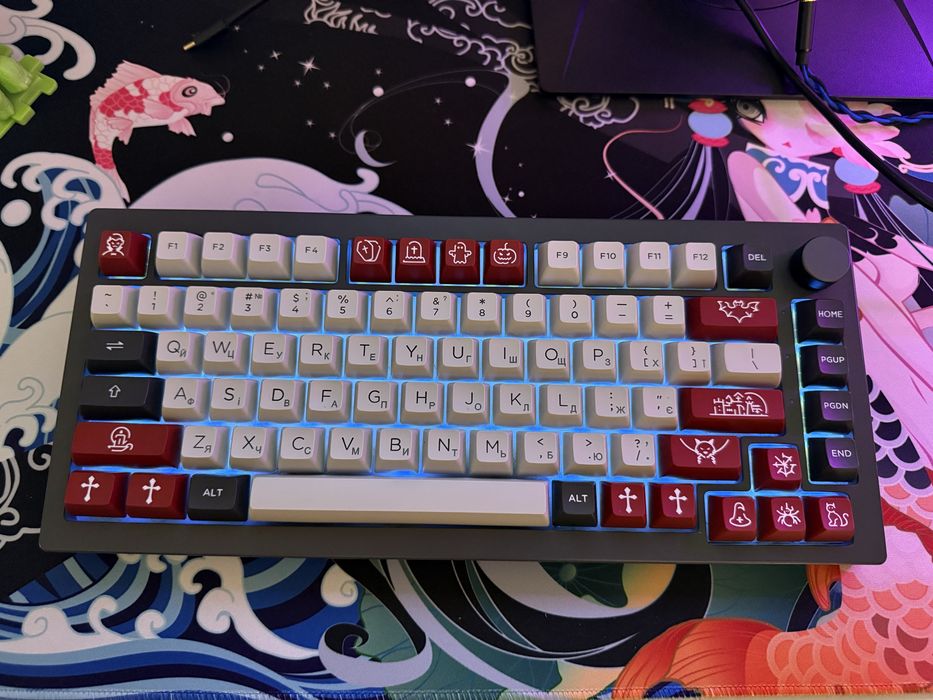 Клавиатура беспроводная Akko 5075B Plus Dracula RGB
