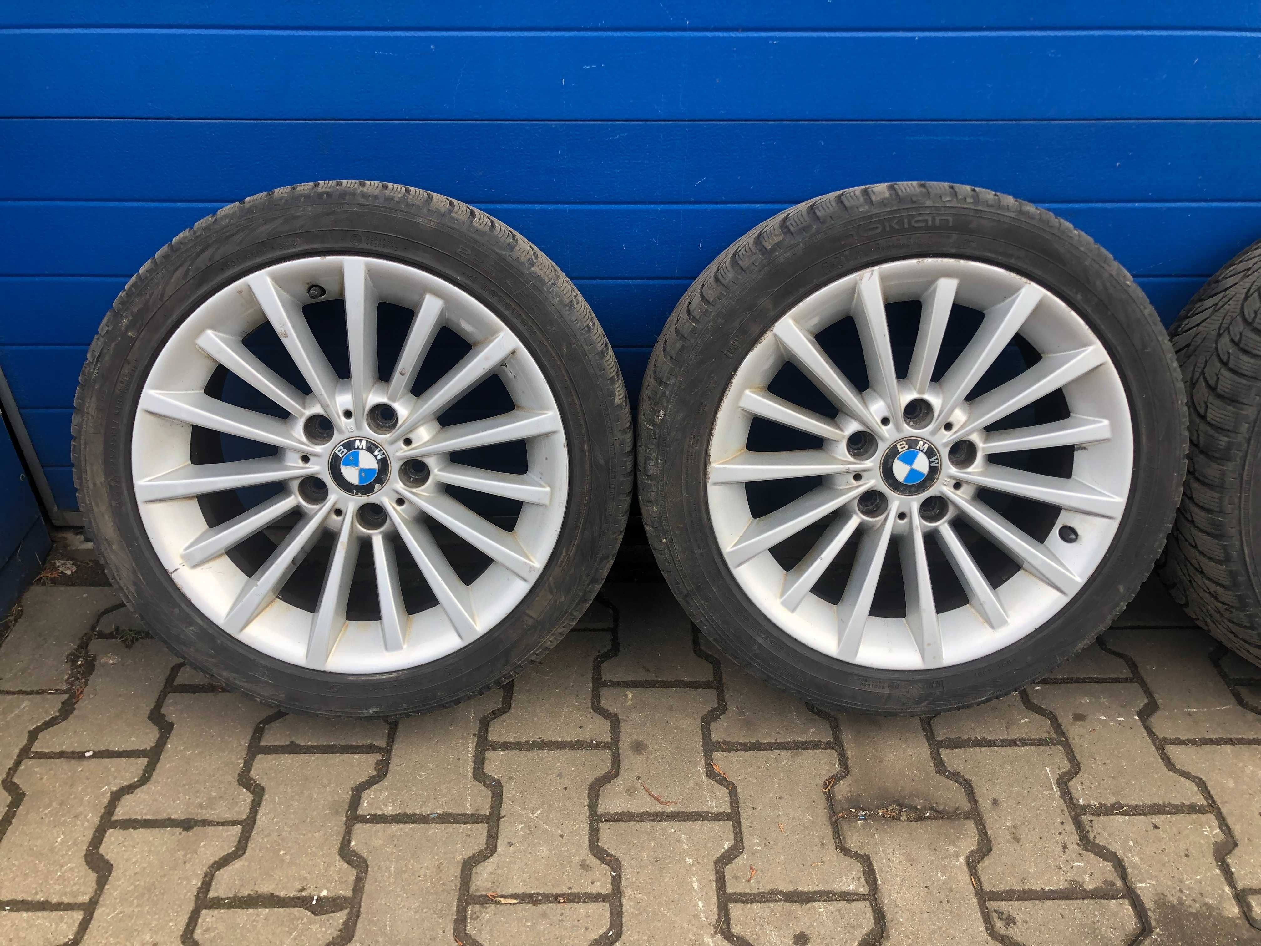 Felgi Kola Opony 17x8j BMW E90 E91 E92 E93 M-PAKIET 225/45/17 Nokian