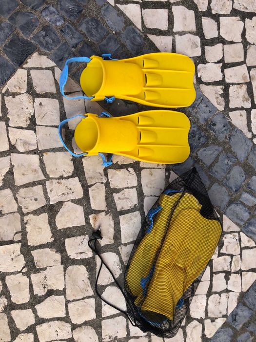 Barbatanas de criança, tamanho do pé extensível