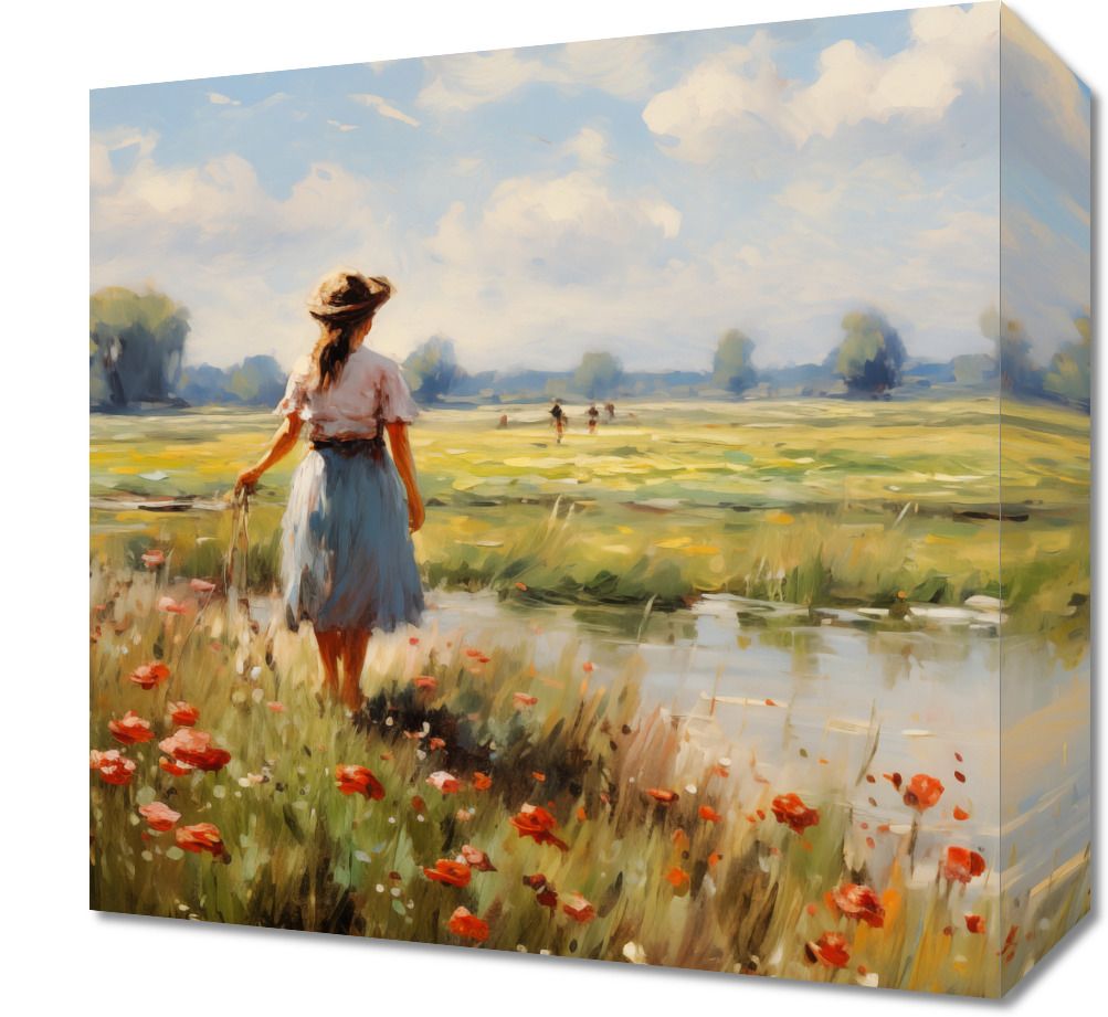 Obraz 30x30cm Wiejski Spokój