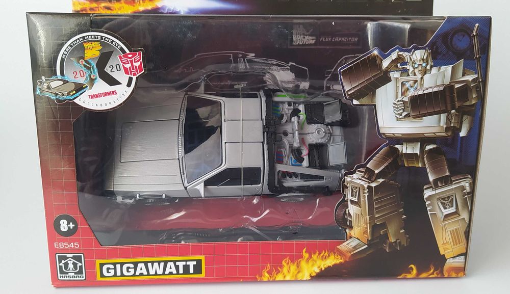 Transformers x Back to the Future Collaborative Generations Gigawatt